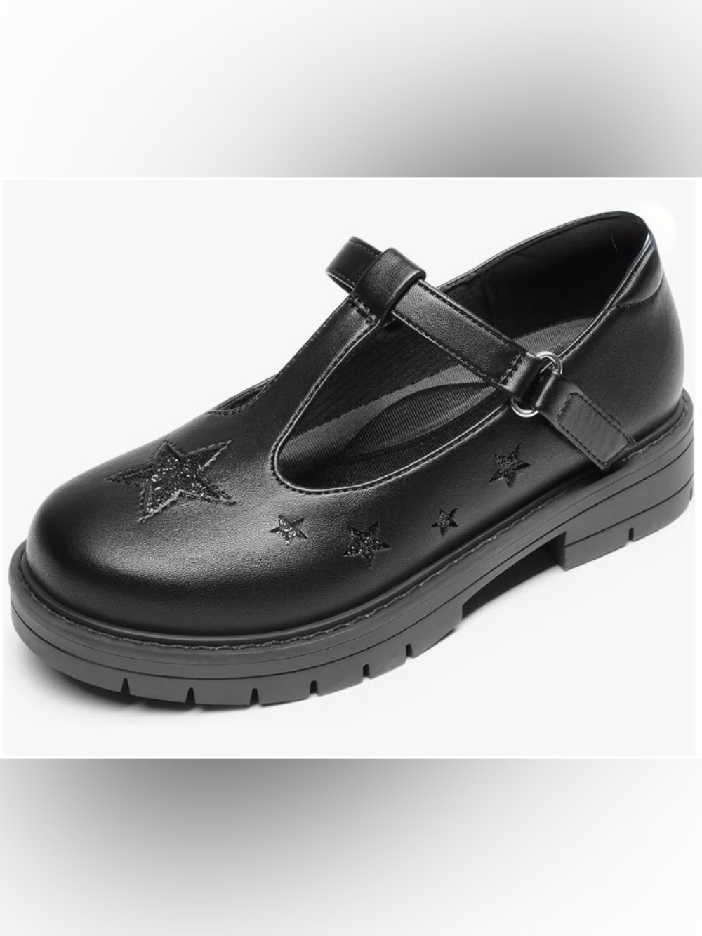 Dream Pairs Black Star Mary Jane Kids Dress Shoes Size 13